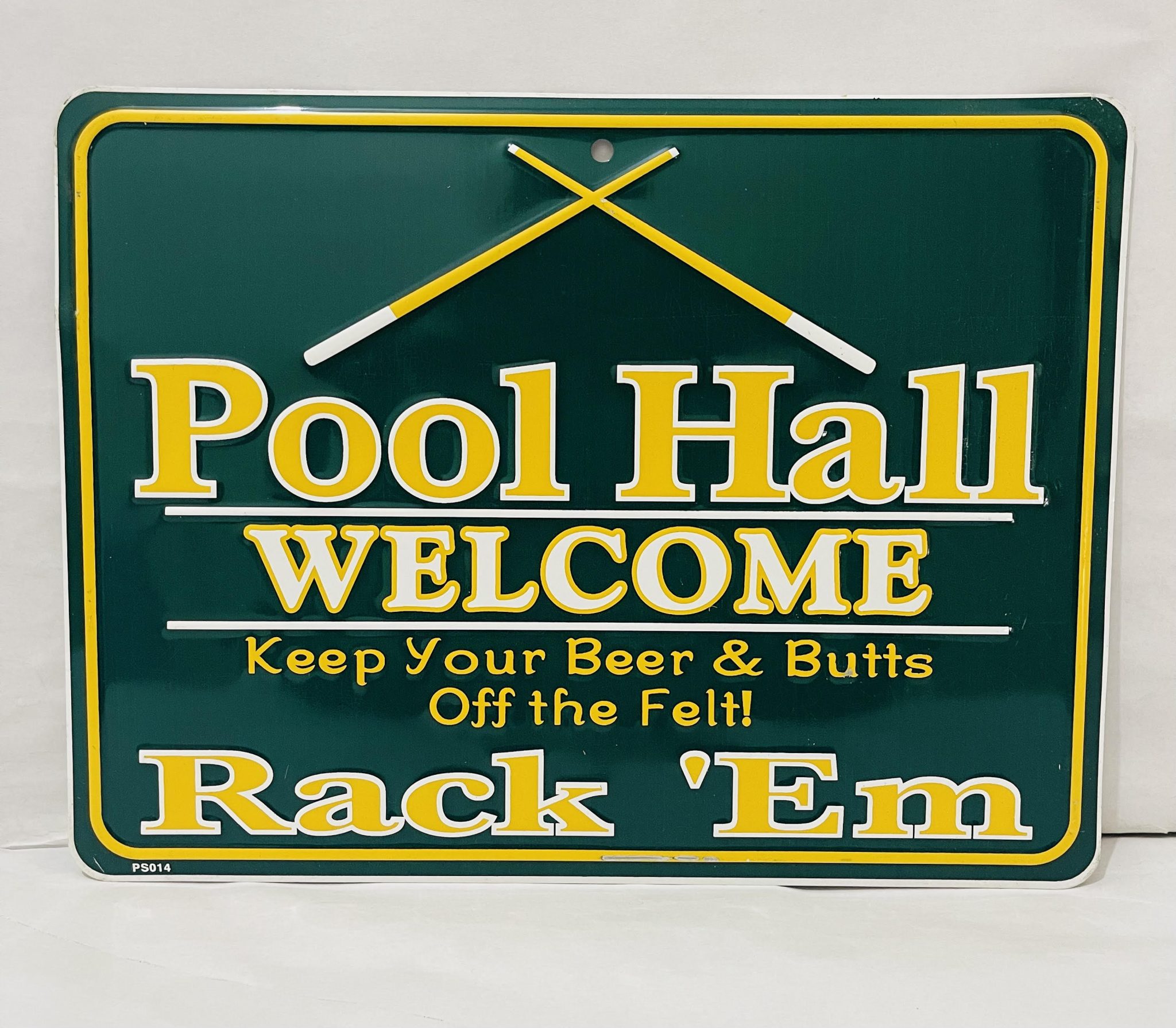 Pool Hall metal tin sign Nostalgia Highway