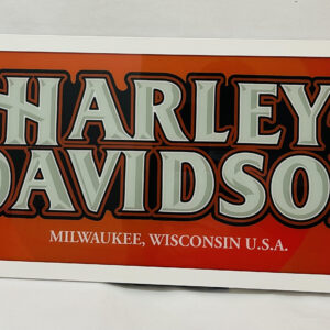 Light Box Vintage Harley Script