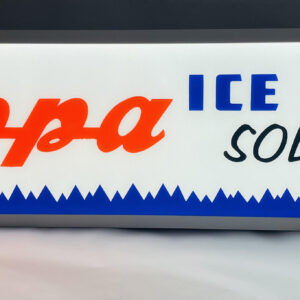 Light Box Vintage Retro Topper Ice Cream