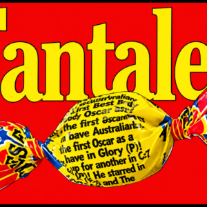 Fantales tin metal sign