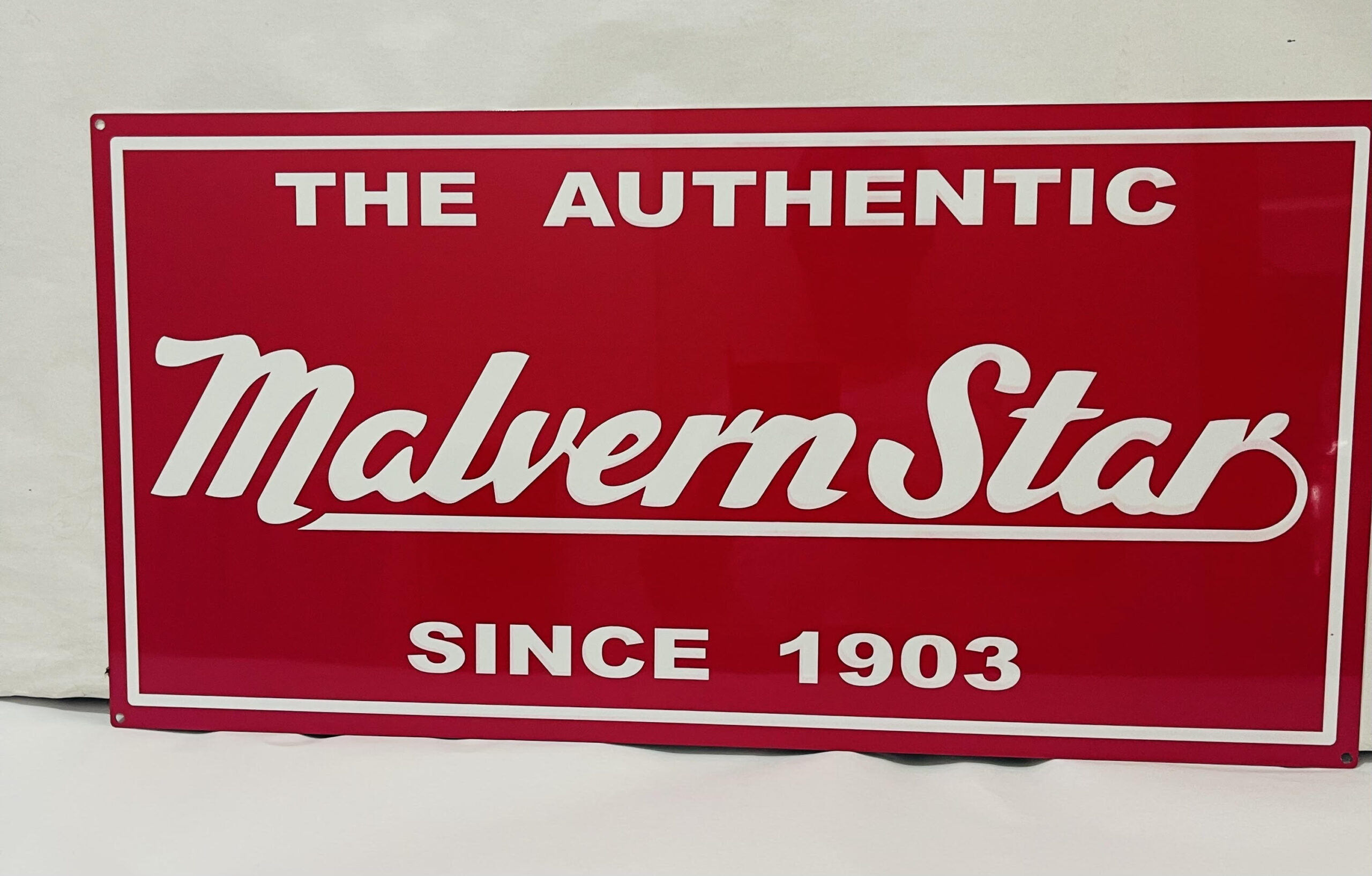 Malvern Star tin metal