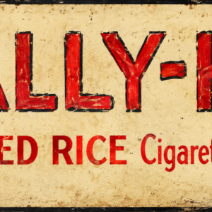 Tally Ho Papers Old tin metal
