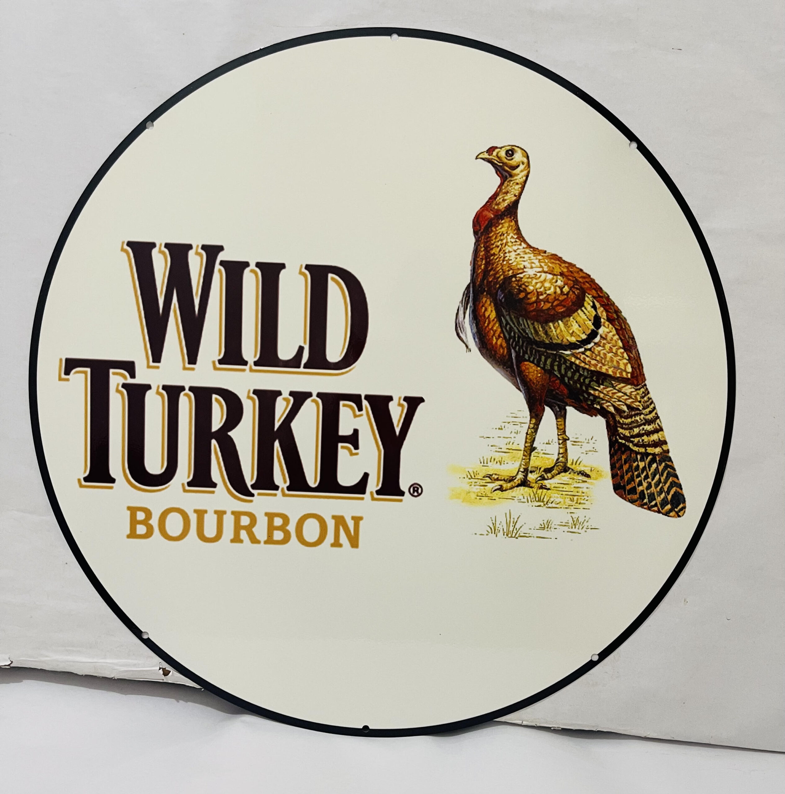 Wild Turkey tin metal
